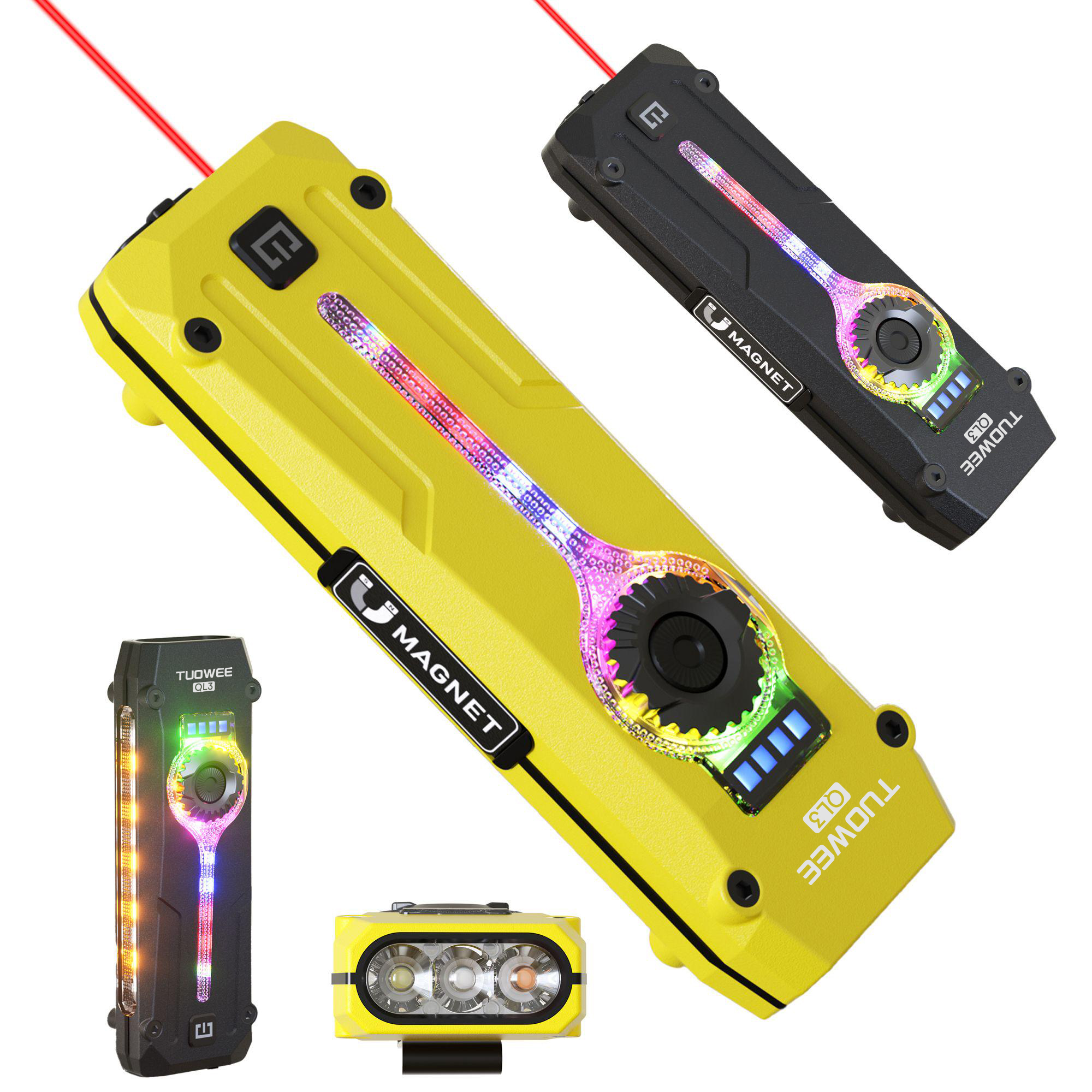 Outdoor Lighting Electric - Rechargeable EDC Flat Pro Flashlight with