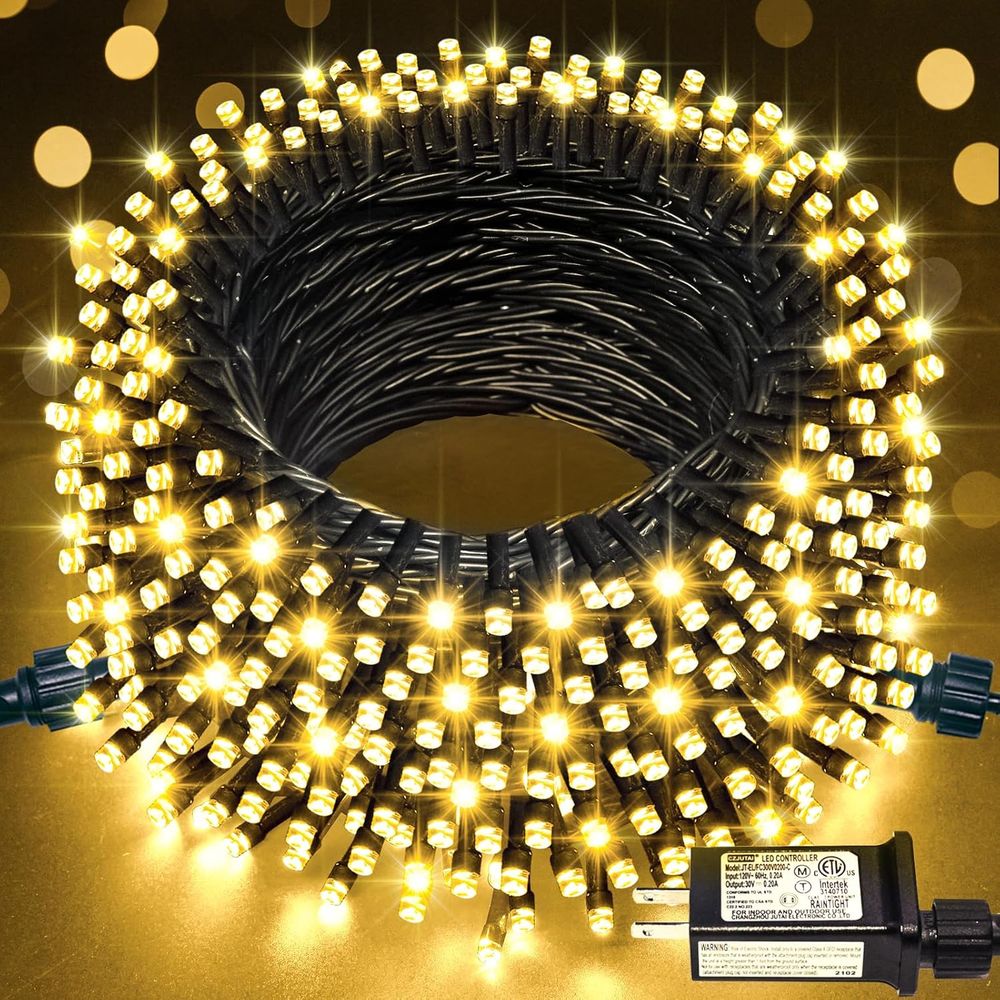 Lighting Wedding Outdoor - 200 LED Warm White Outdoor/Indoor Christmas