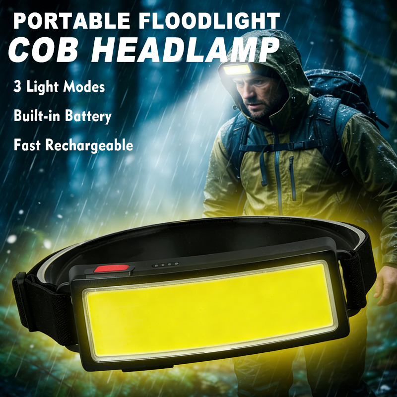 Outdoor Lighting Quality - Powerful COB LED Headlamp 4 Lighting