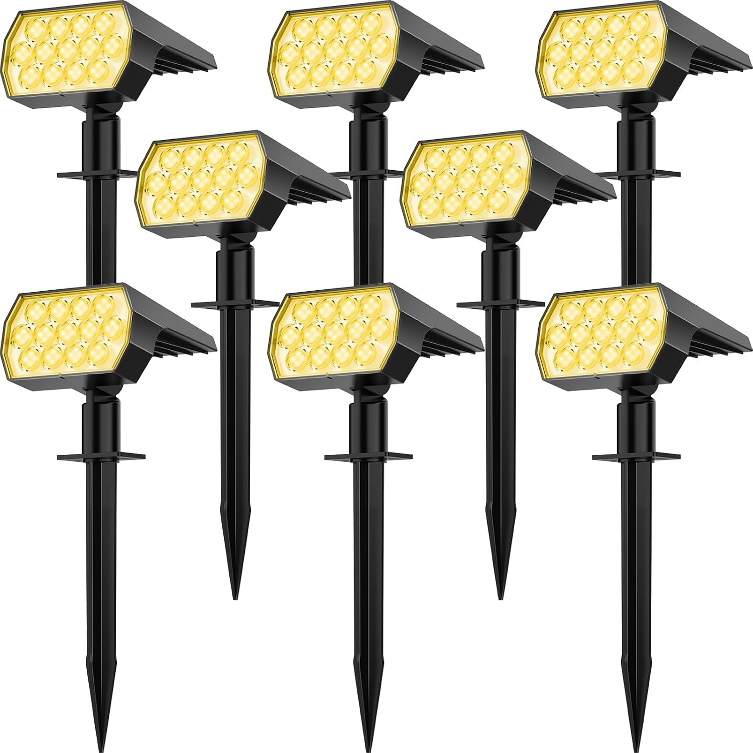 Outdoor Lighting Pathway - Solar Spot Lights Outdoor 8 Pack,