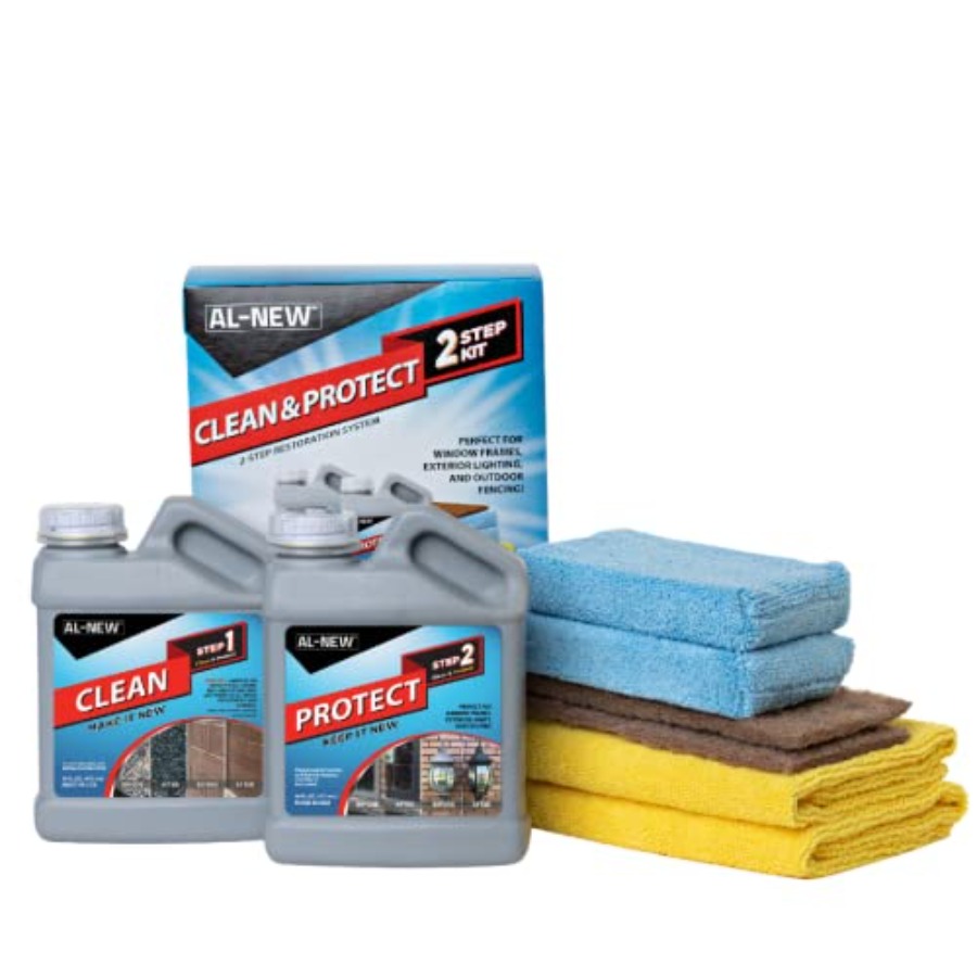 Outdoor Lighting For Your Garage - 2 Step Clean and Protect Kit