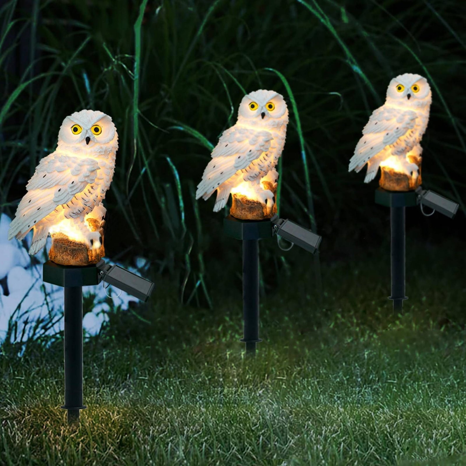 Outdoor Lighting Pathway - Solar Owl Stake Light Waterproof Solar