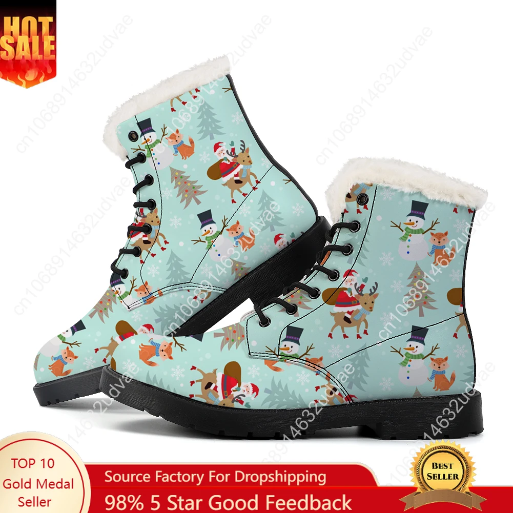 Outdoor Lighting For Christmas - Christmas Plush Boots Mens Womens Teenager