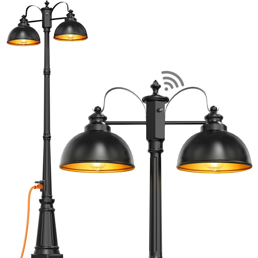 Outdoor Lighting With Outlet - to Dawn Outdoor Lamp Post Lights