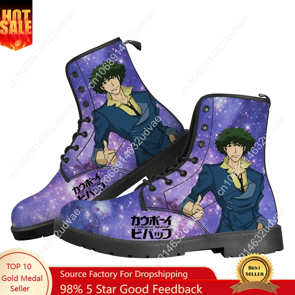 Outdoor Lighting Quality - C-Cowboy Bebop Boots Mens Womens Teenager
