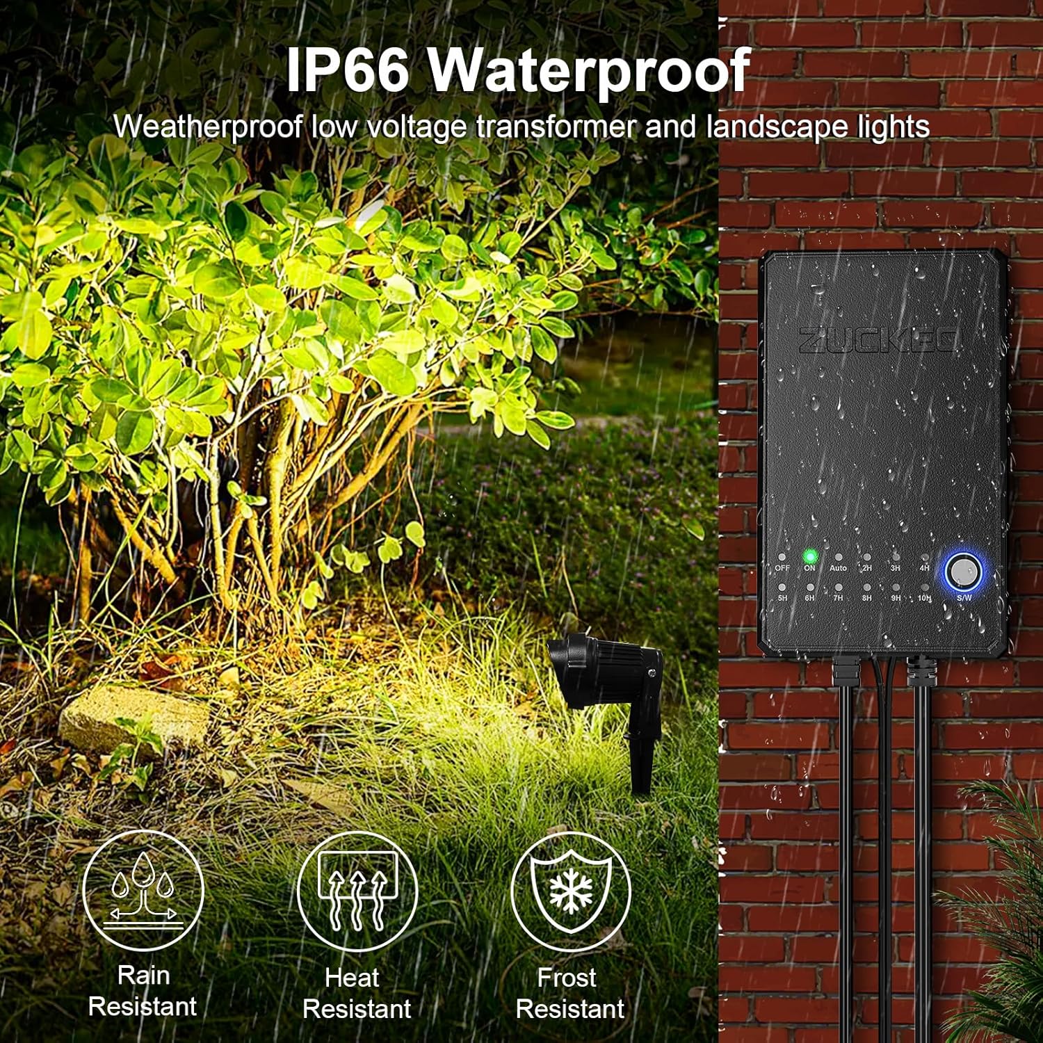 All-in-One Low Voltage Landsca - Outdoor Lighting Kit With Transformer 评论和价格