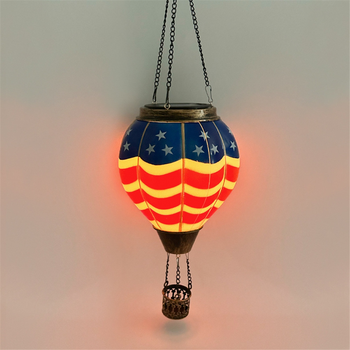 A71Z Solar Hot Air Balloon - S - Solar Lantern Hanging 评论和价格