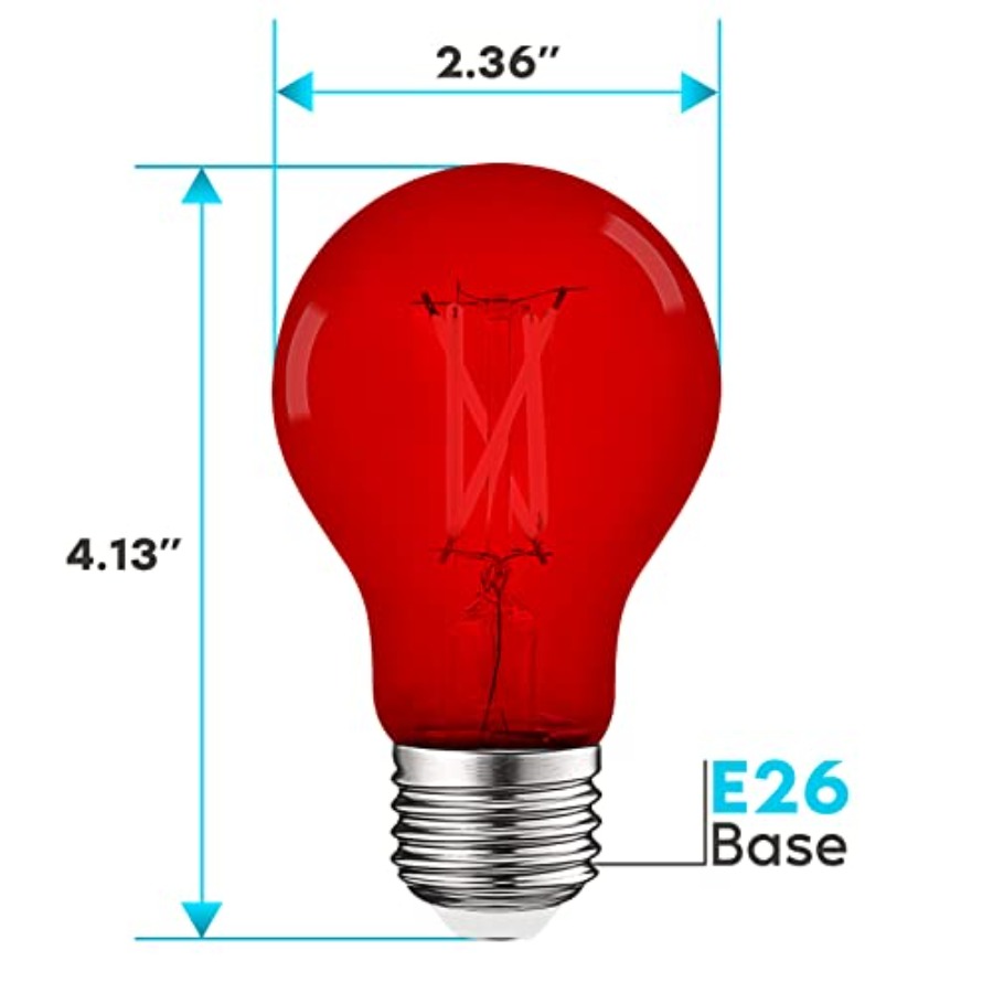 A19 Edison LED Light Bulbs, 4. - Outdoor Lighting Bulbs 评论和价格