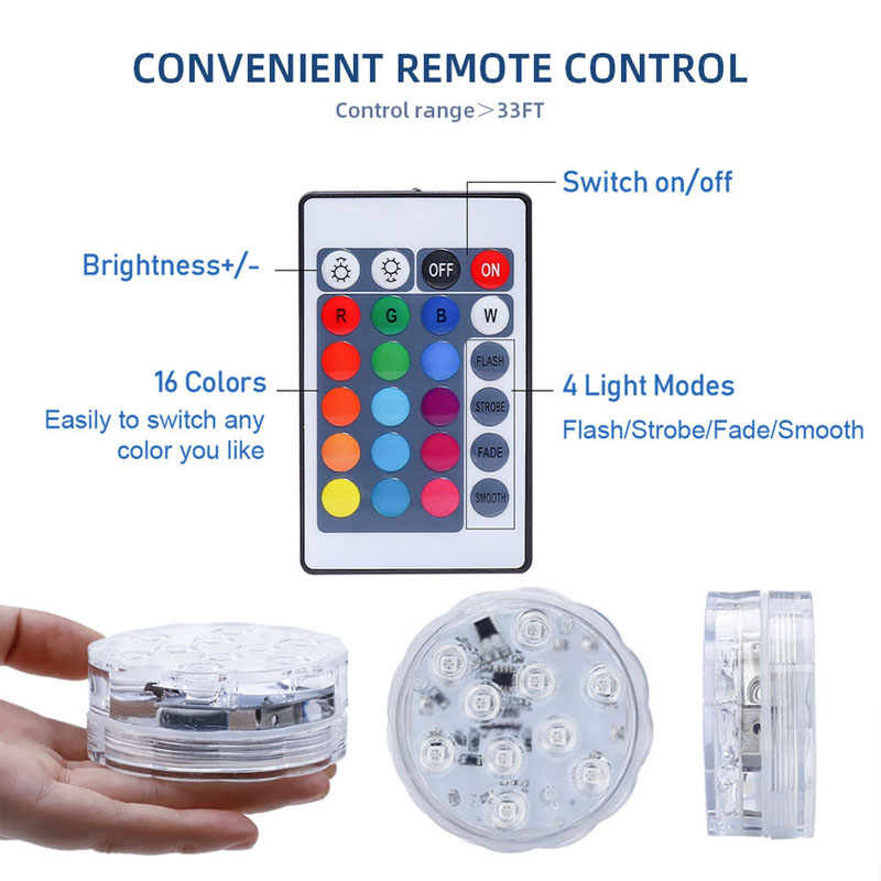 Multi Color Submersible LED Li - Pond Light Submersible 评论和价格