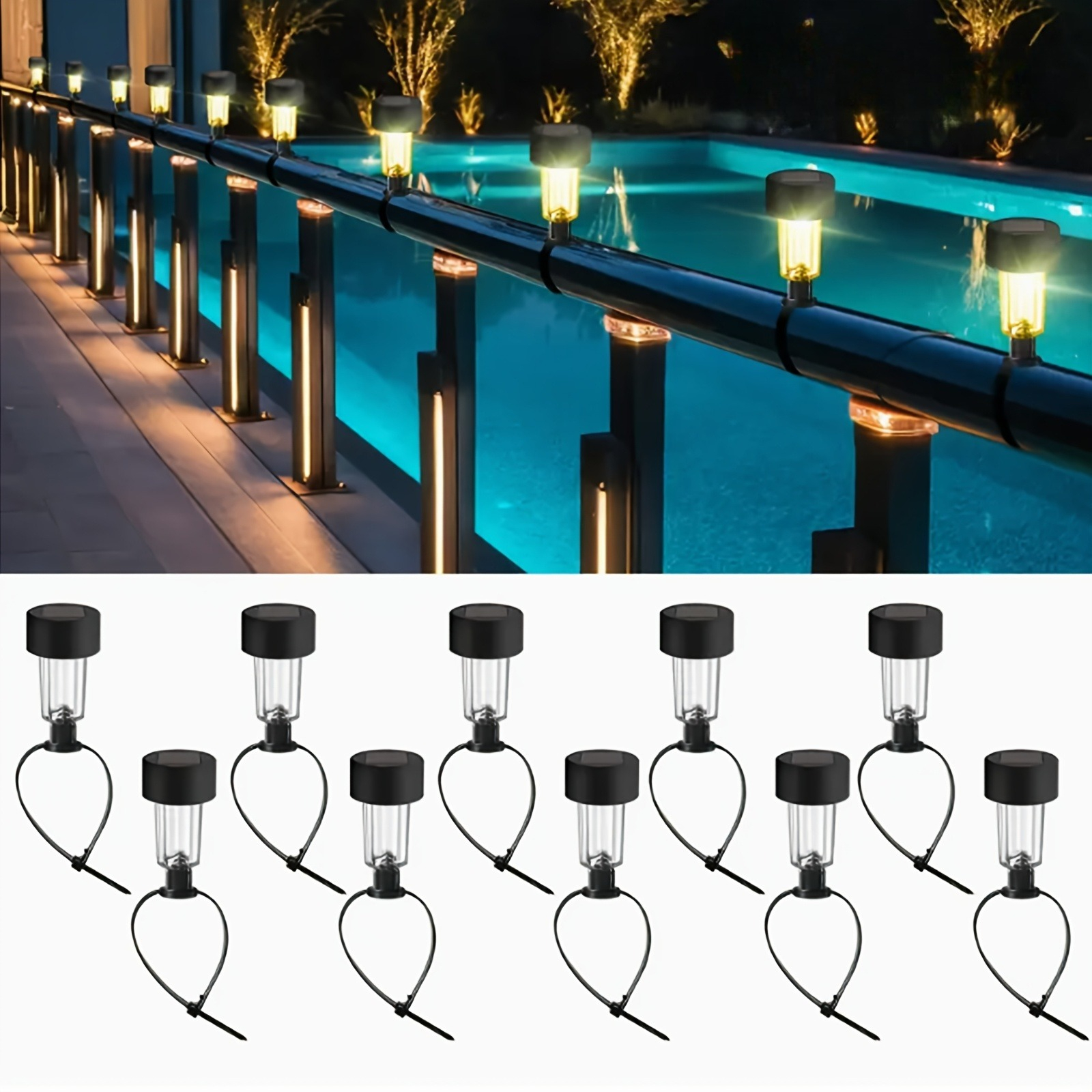 6 Packages Solar Pool Light Fr - Pond Light Submersible 评论和价格