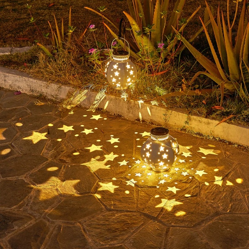 Garden Star Projector Lamp Han - Solar Lantern Hanging 评论和价格
