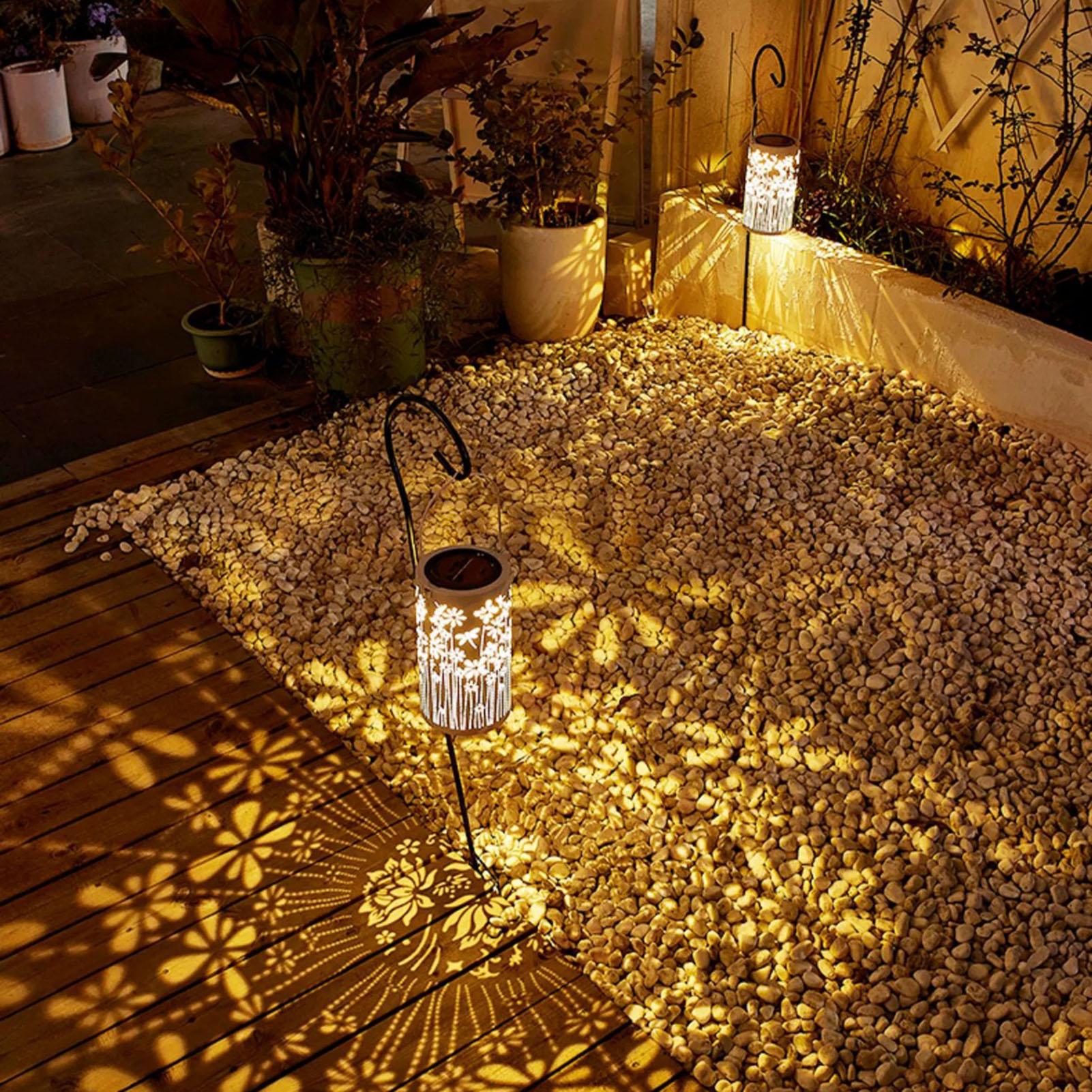 Outdoor Solar Lanterns Colorfu - Outdoor Lighting Pathway 评论和价格