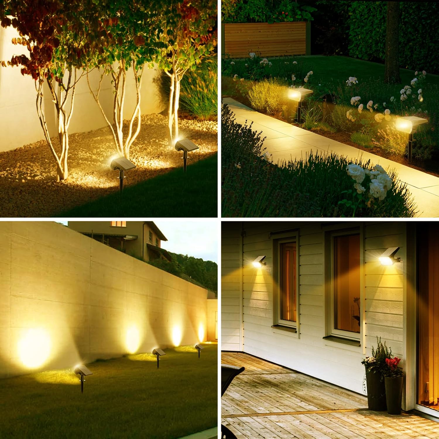 Solar Spot Lights Outdoor 8 Pa - Outdoor Lighting Pathway 评论和价格