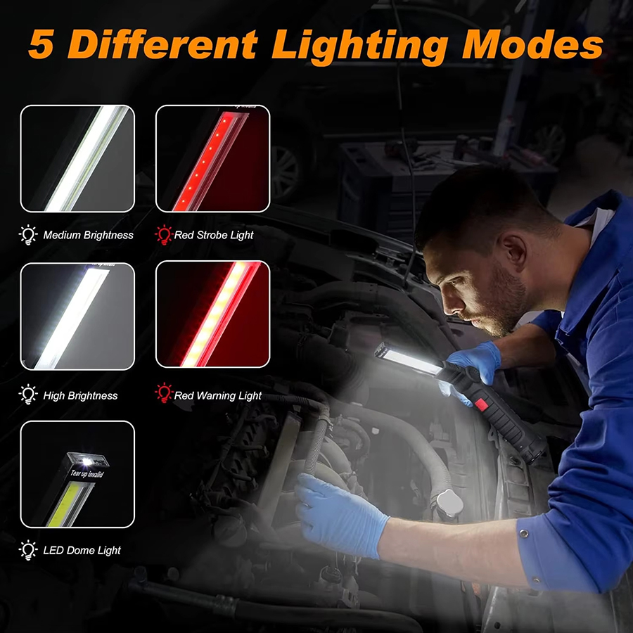 Portable LED Flashlight with M - Outdoor Lighting Electric 评论和价格