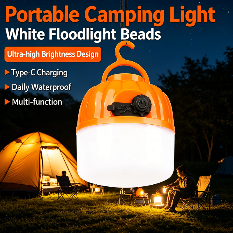 Mini Portable LED Pumpkin Bulb - Outdoor Lighting Electric 评论和价格