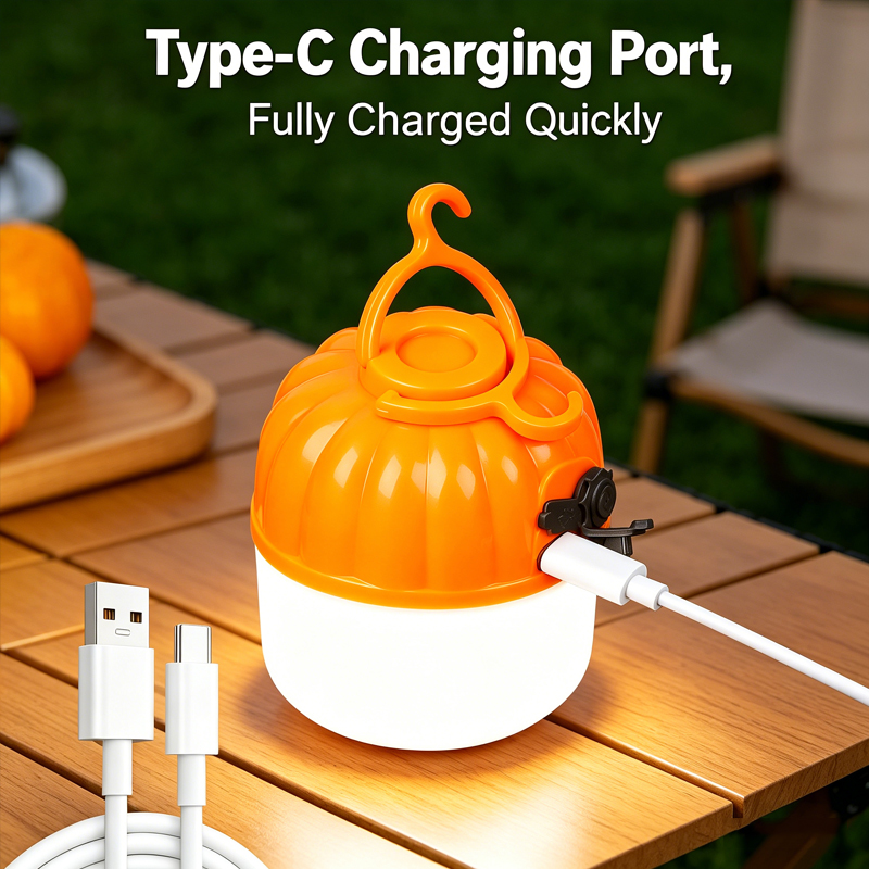 Mini Portable LED Pumpkin Bulb - Outdoor Lighting Electric 评论和价格
