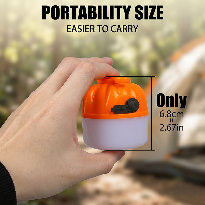 Mini Portable LED Pumpkin Bulb - Outdoor Lighting Electric 评论和价格
