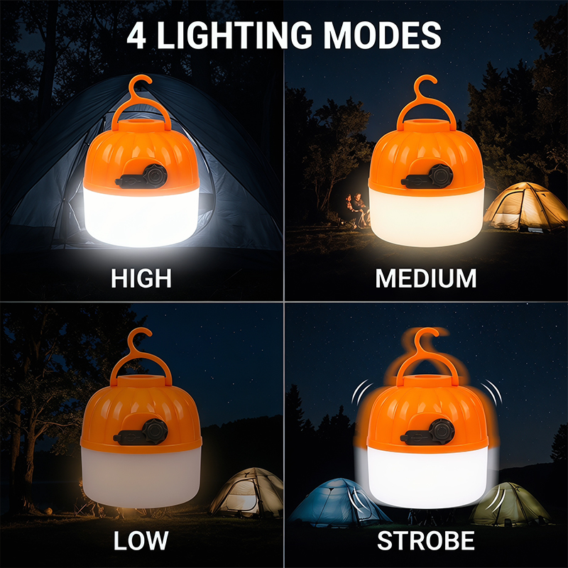 Mini Portable LED Pumpkin Bulb - Outdoor Lighting Electric 评论和价格
