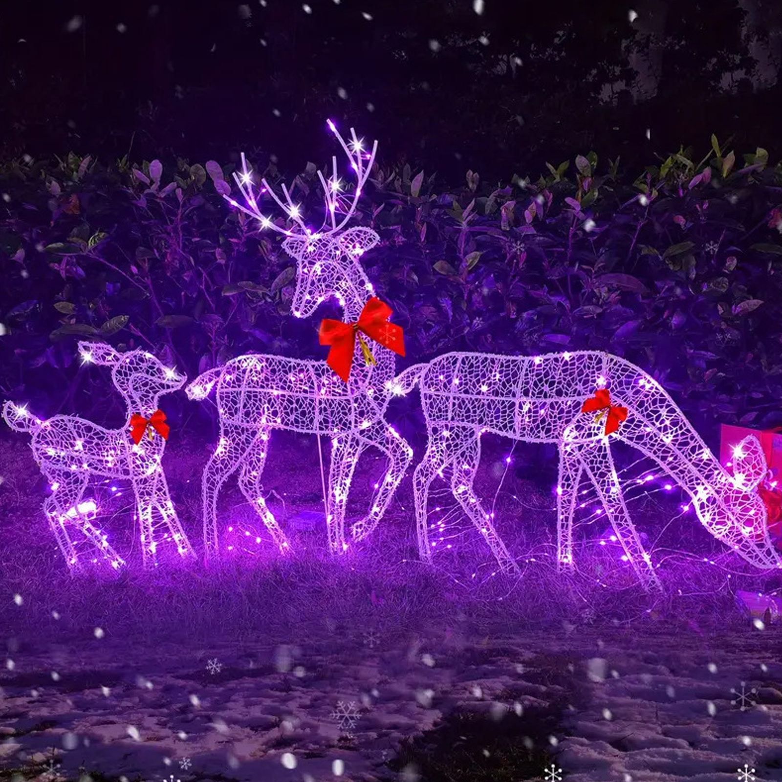 2D Lighted Reindeer Christmas  - Outdoor Lighting For Christmas 评论和价格