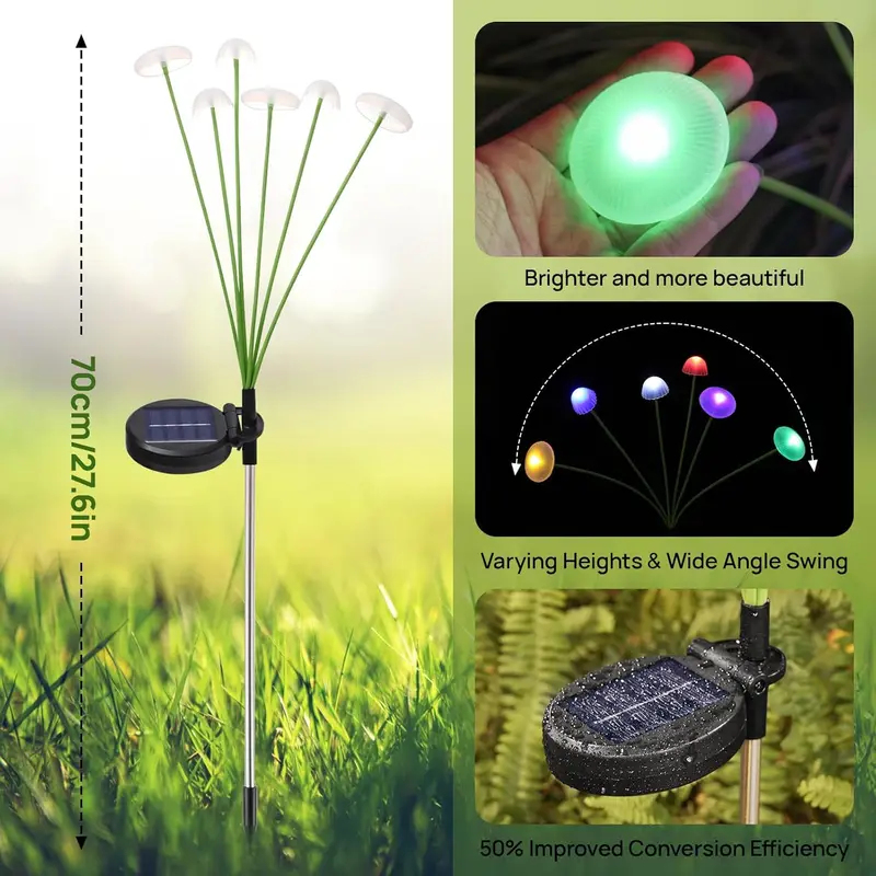 Solar Garden Lights Dual Mode  - Outdoor Lighting Pathway 评论和价格