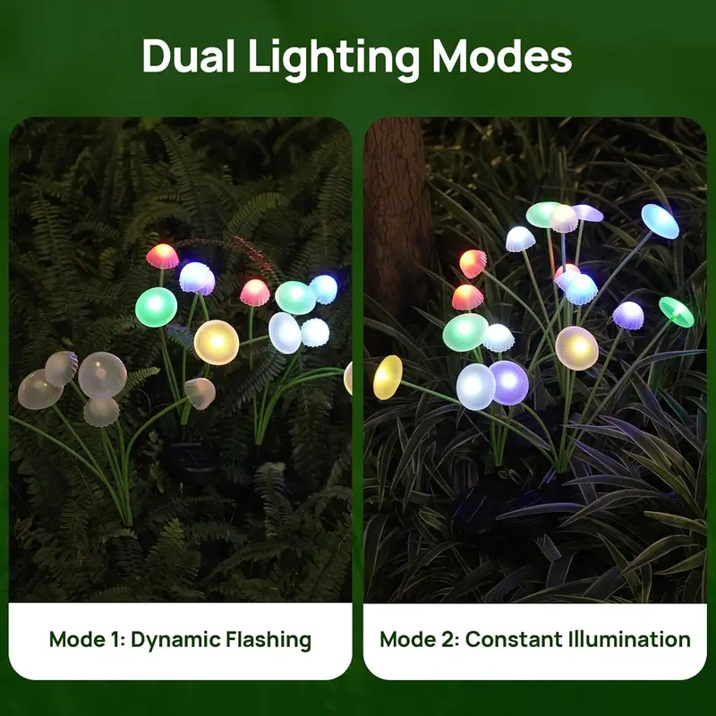 Solar Garden Lights Dual Mode  - Outdoor Lighting Pathway 评论和价格