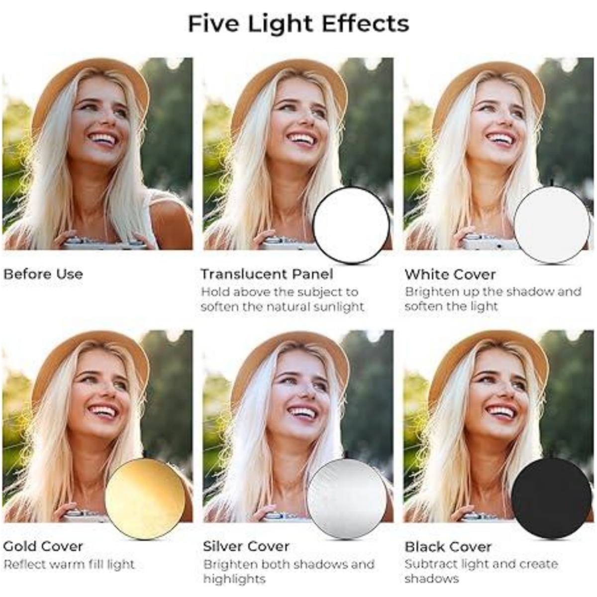 HUANYINGBJB Portable 5 in 1 Ph - Outdoor Lighting For Photography 评论和价格