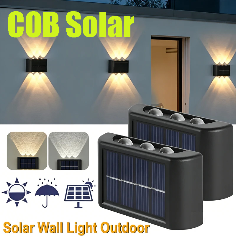 COB Solar Wall Lamp Outdoor Wa - Outdoor Lighting Quality 评论和价格