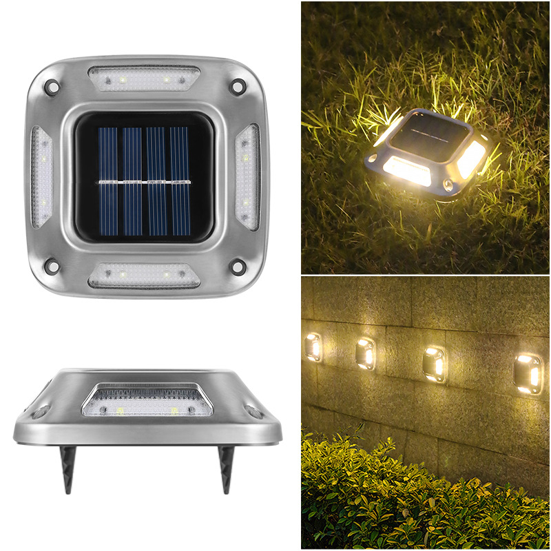 8LED Solar Driveway Light Outd - Outdoor Lighting With Outlet 评论和价格