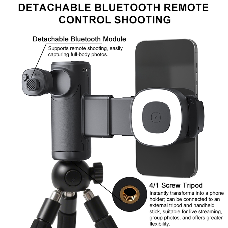 Bluetooth Selfie Handle with F - Outdoor Lighting For Photography 评论和价格