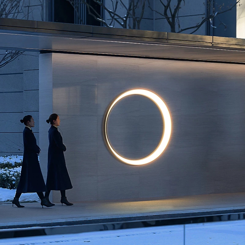 Modern wall light, outdoor pat - Outdoor Lighting With Outlet 评论和价格