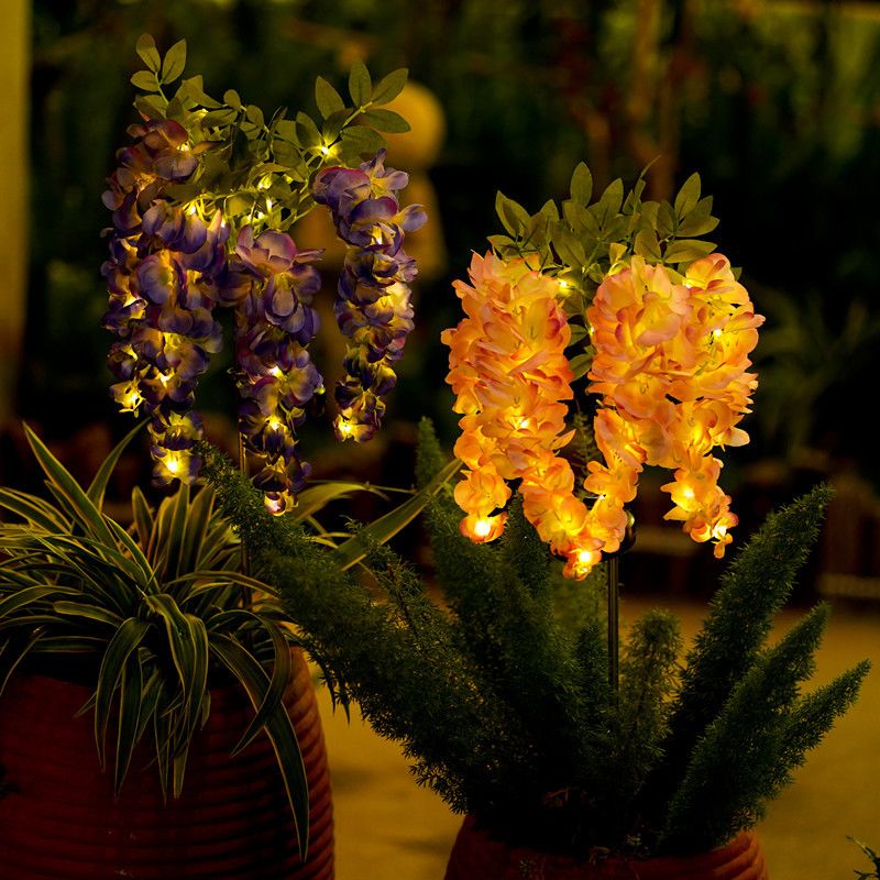 1PC Solar LED Wisteria Light,  - Outdoor Lighting Yard Stakes 评论和价格