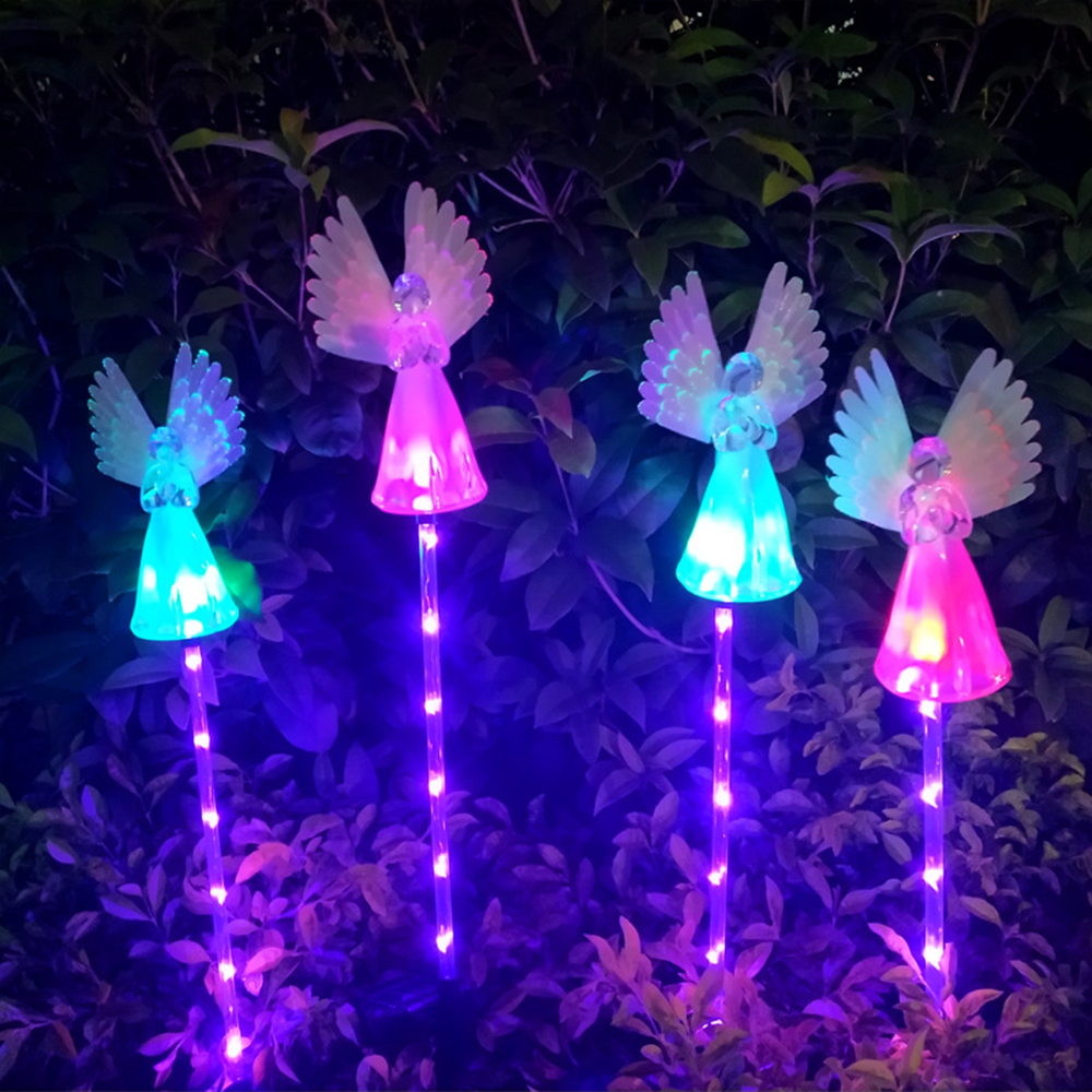 Solar Angel Stake Lights Solar - Outdoor Lighting Yard Stakes 评论和价格