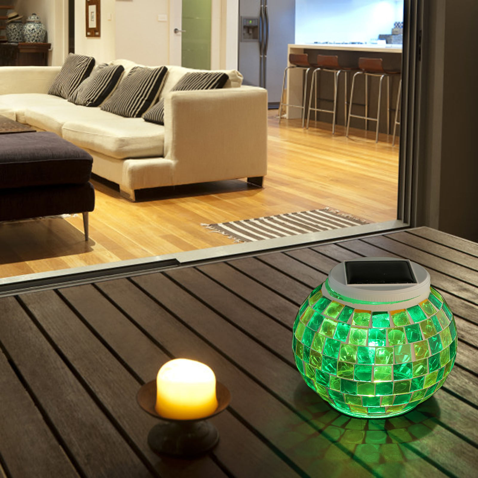 Lawn Patio Solar Garden Lights - Solar Lantern Hanging 评论和价格