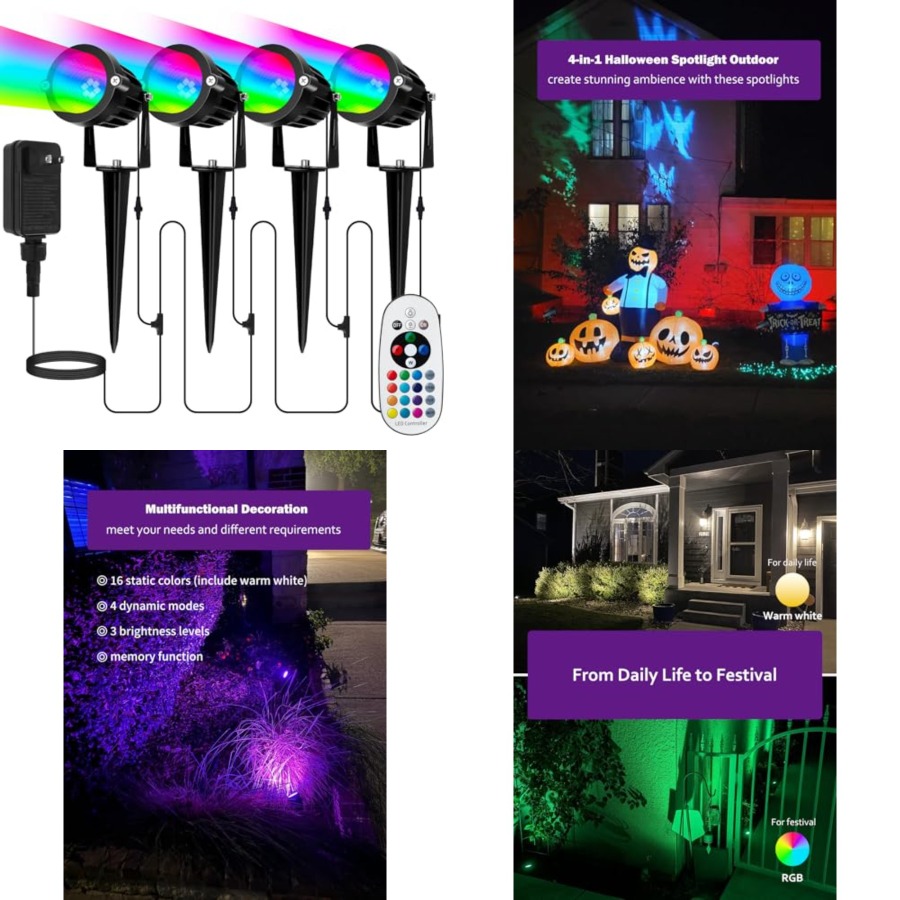 Spotlight Outdoor for Hallowee - Outdoor Lighting Kit With Transformer 评论和价格