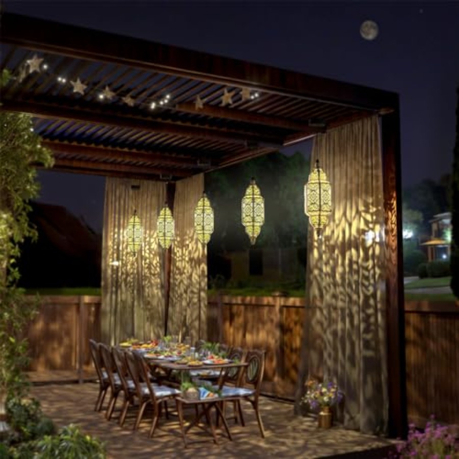 2 Pack Hanging Solar Lights Ou - Solar Lantern Hanging 评论和价格