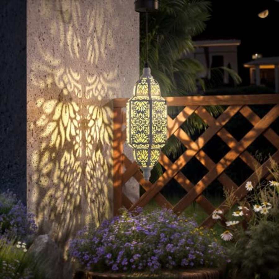 2 Pack Hanging Solar Lights Ou - Solar Lantern Hanging 评论和价格