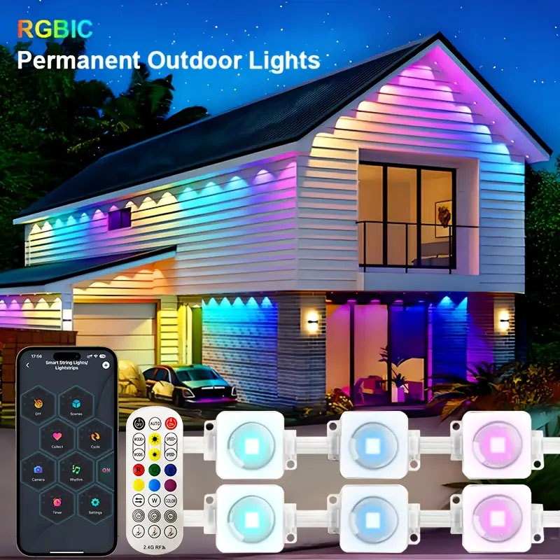 Smart RGBIC Outdoor Permanent  - Outdoor Lighting For Christmas 评论和价格
