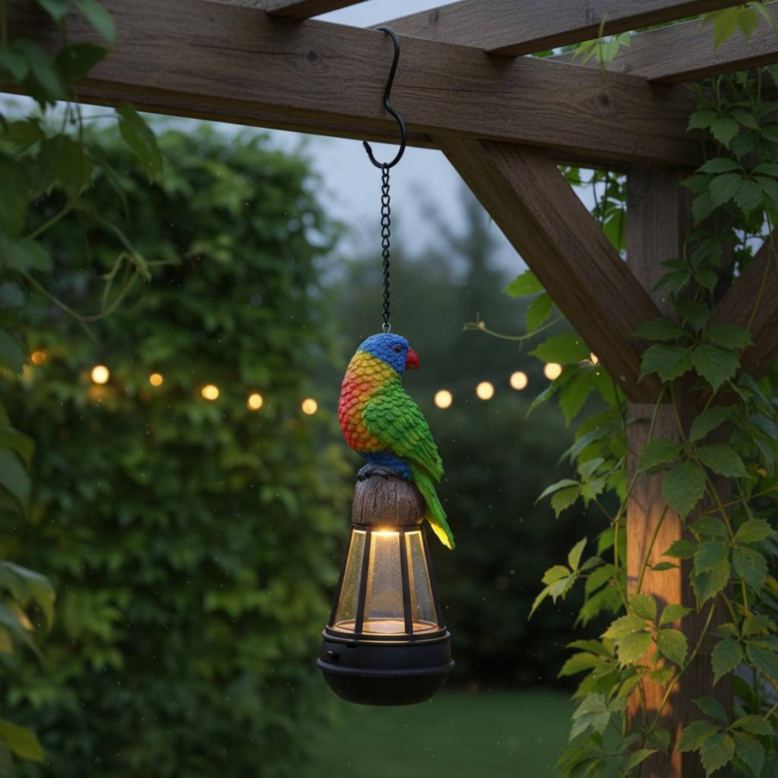 Solar Avian Hanging Lamp Weath - Solar Lantern Hanging 评论和价格