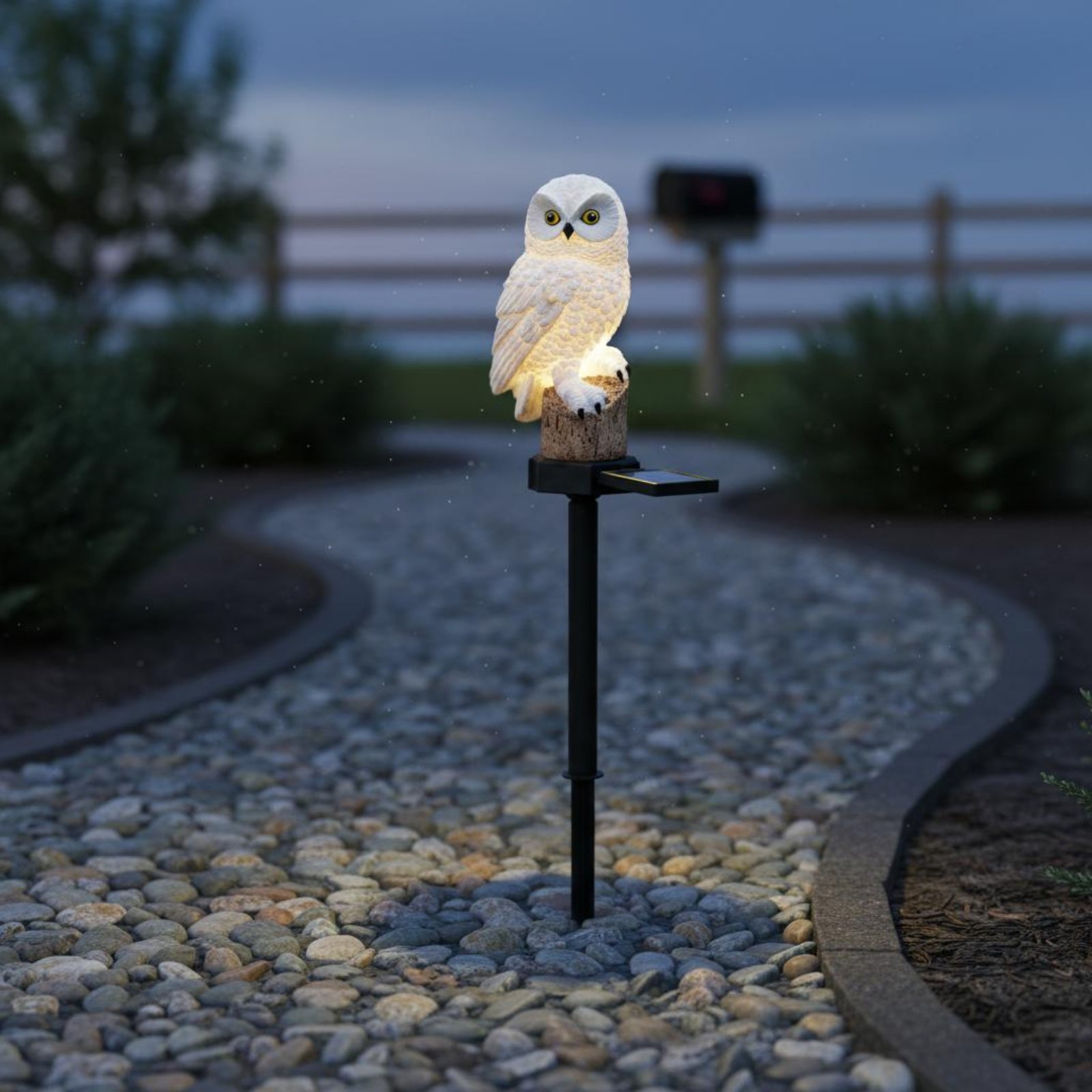 Solar Owl Stake Light Waterpro - Outdoor Lighting Pathway 评论和价格