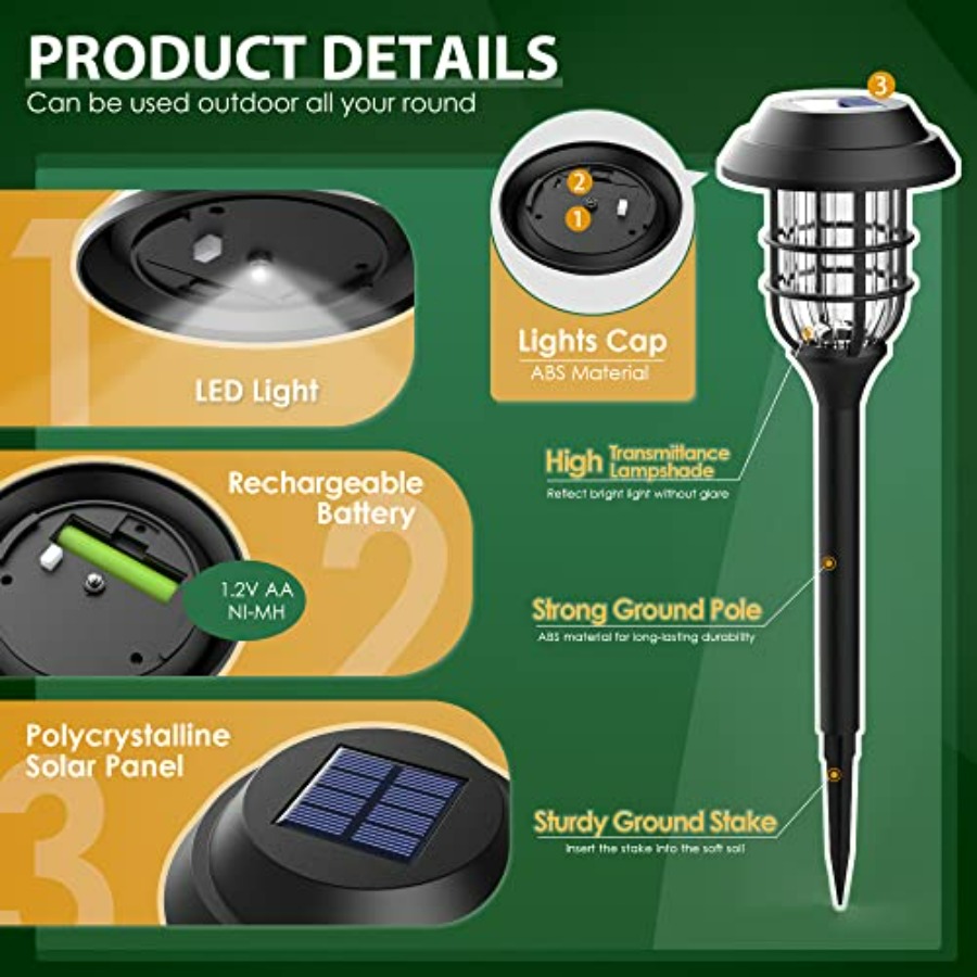 Solar Lights for Outside, Sola - Outdoor Lighting Pathway 评论和价格