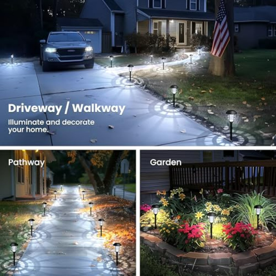 Solar Lights for Outside, Sola - Outdoor Lighting Pathway 评论和价格