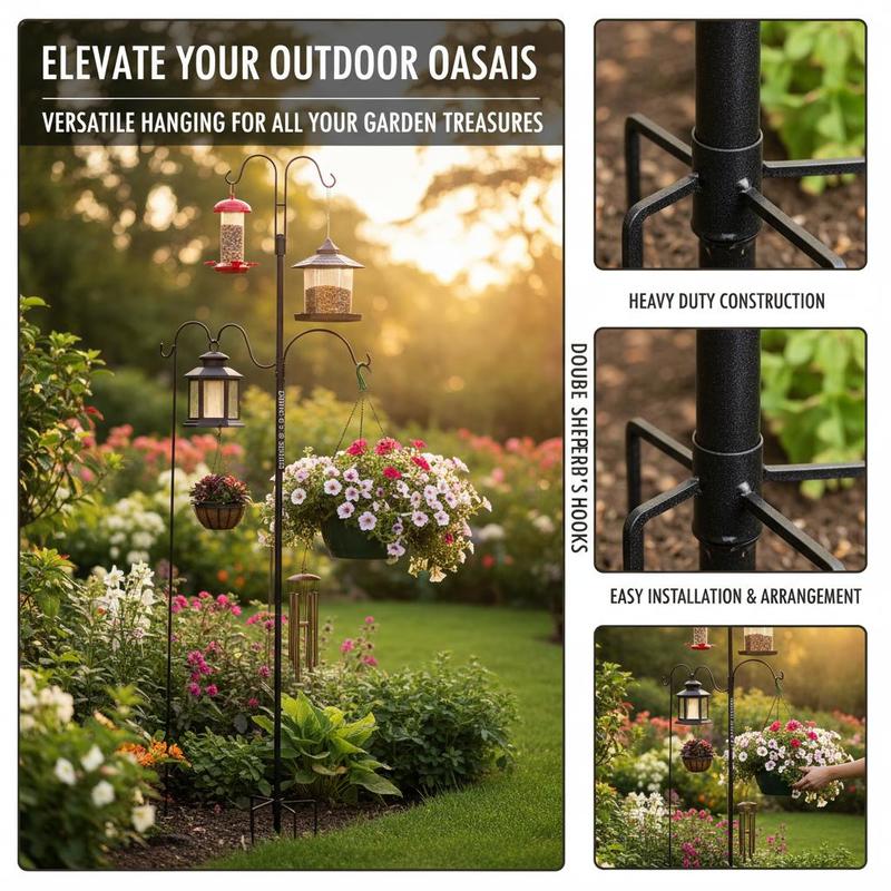 Shepherd's hooks, 8-pack, 2345 - Solar Lantern Hanging 评论和价格