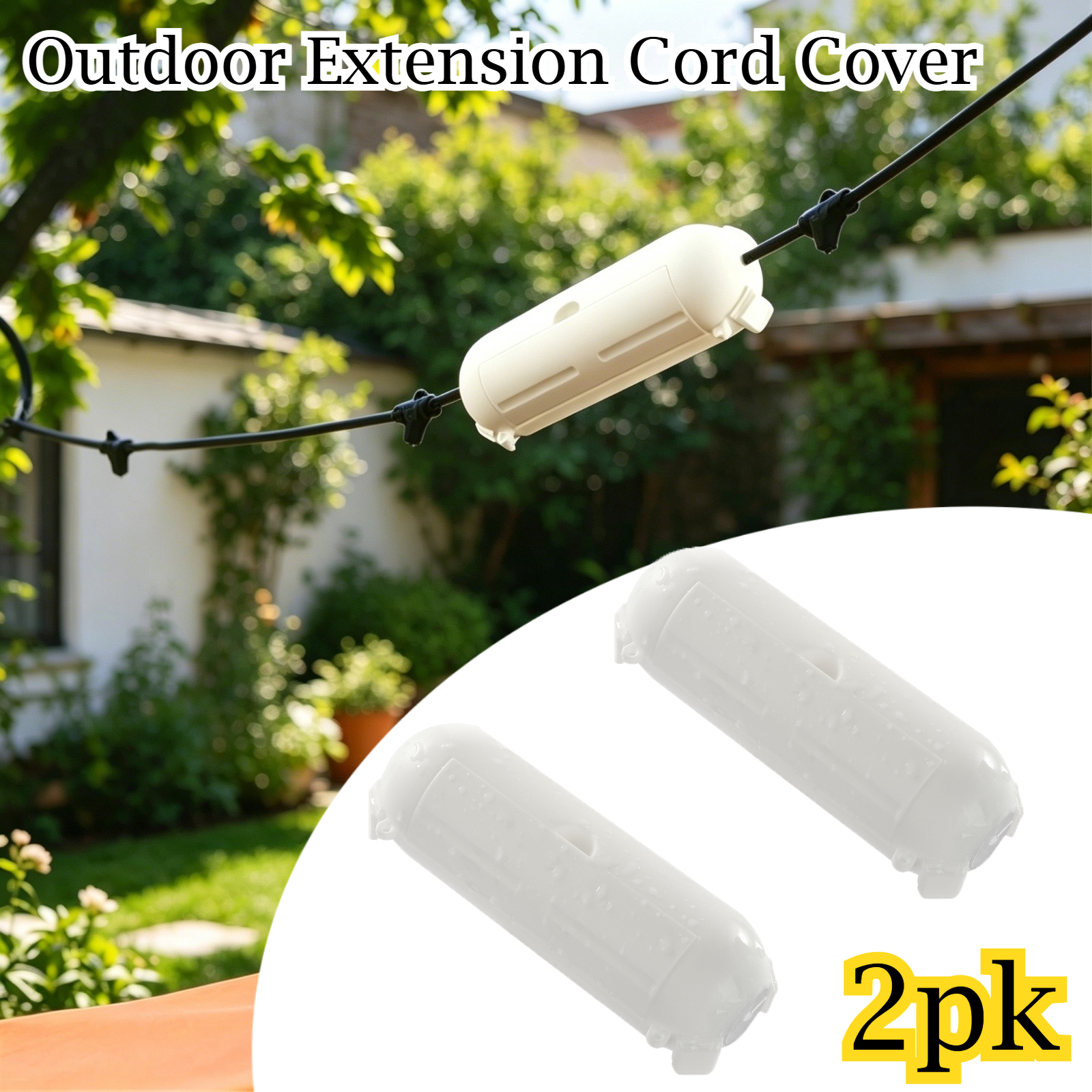2 Pack Waterproof Outdoor Conn - Outdoor Lighting With Outlet 评论和价格