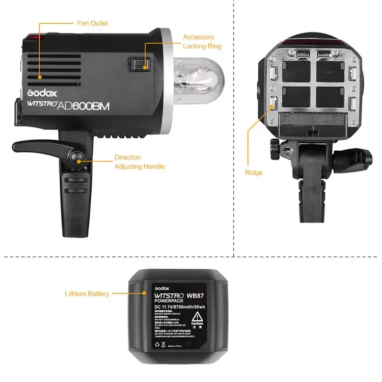2026 Premium  AD600BM 600W Stu - Outdoor Lighting For Photography 评论和价格