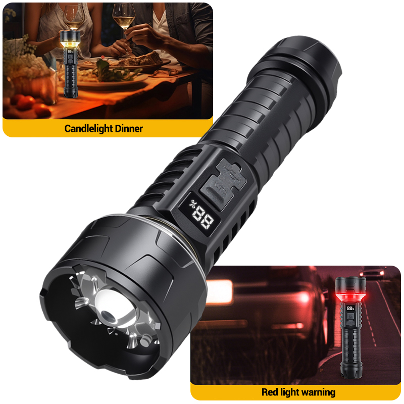 COB LED Flashlight Rechargeabl - Outdoor Lighting Bulbs 评论和价格