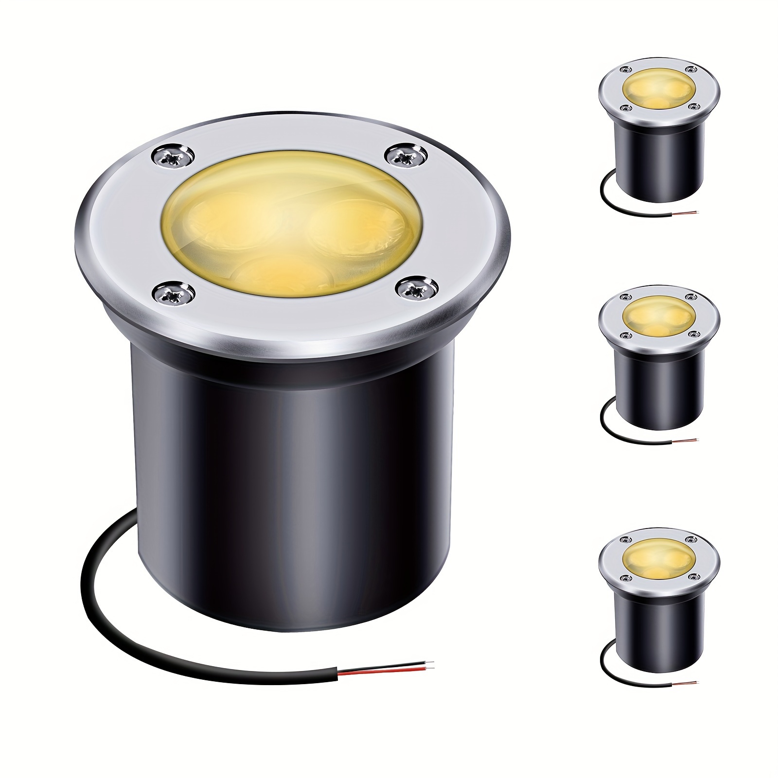 Set of Four 3-Watt 12-Volt Low - Outdoor Lighting Volt 评论和价格