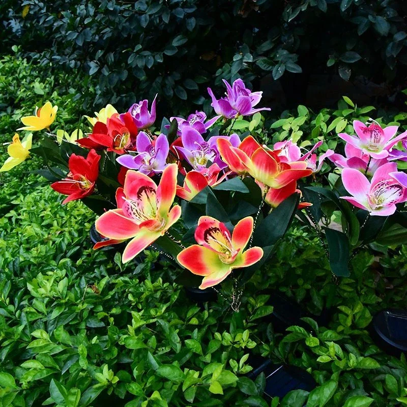 Solar Flower Lights Waterproof - Outdoor Lighting Yard Stakes 评论和价格