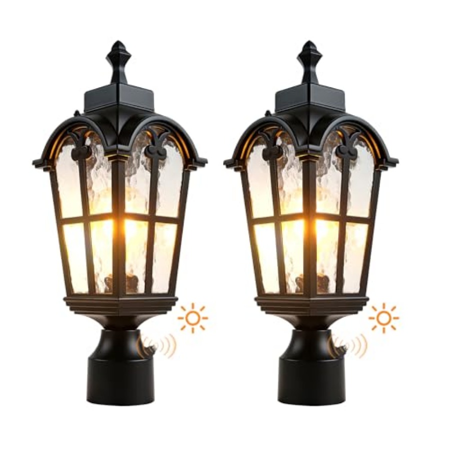 Sensor Outdoor Post Lights Wat - Outdoor Lighting Fixtures 评论和价格