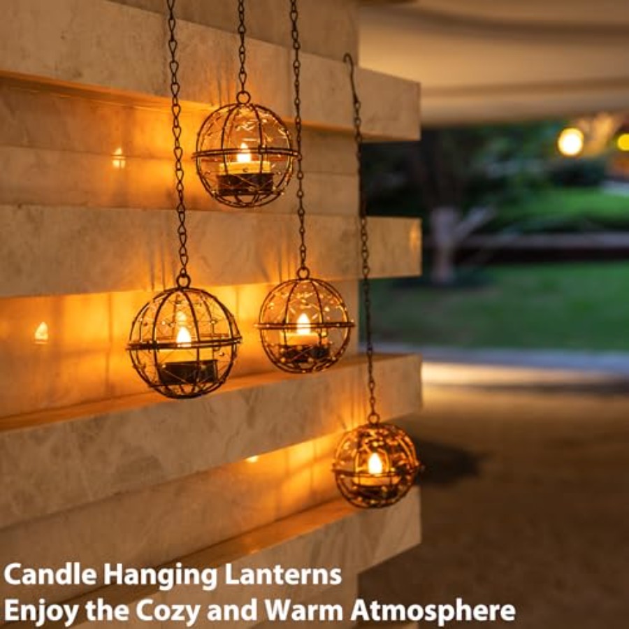 Outdoor Solar Hanging Lanterns - Solar Lantern Hanging 评论和价格