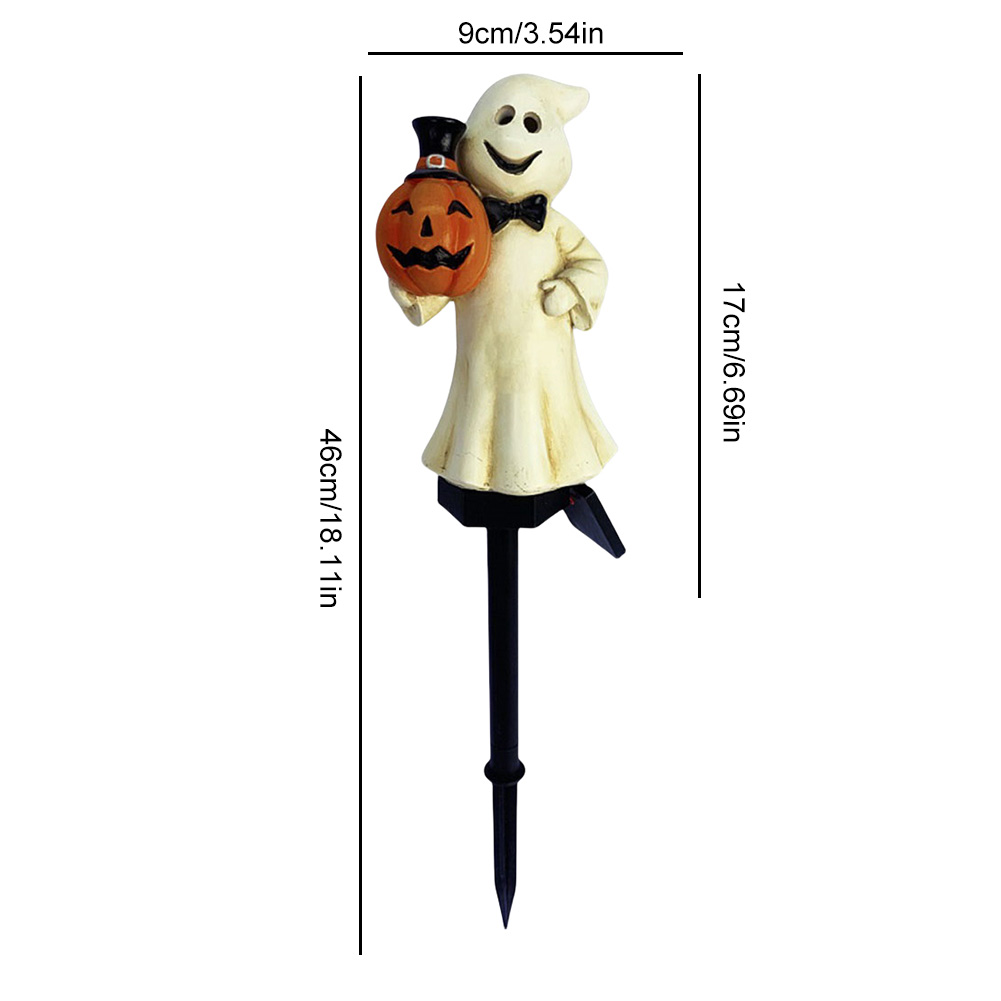 Outdoor Halloween Ghosts Pathw - Outdoor Lighting Yard Stakes 评论和价格